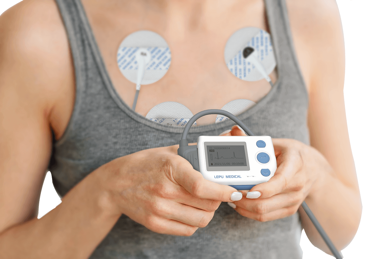 Wellue 12Lead Holter Monitor with AI Analysis 24Hour Holter